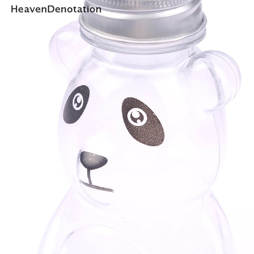 [HeavenDenotation] 1pc 350ml Botol Plastik Panda Tebal Transparan Botol Minuman Jus HDV