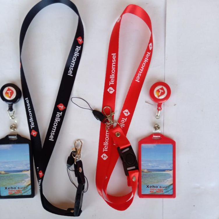

Special Price.. Telkomsel Logo terbaru Lanyard/Tali gantungan id Card Holder strup hp/fleshdisk/Kamera WT8