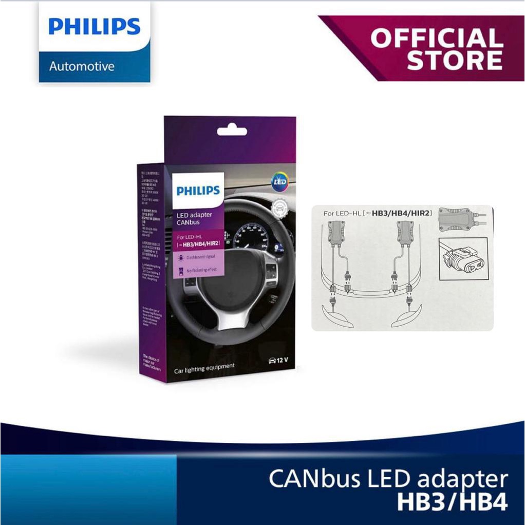 Philips CANbus Adapter HB3/HB4/HIR2 Control Unit/Warning Canceller LED