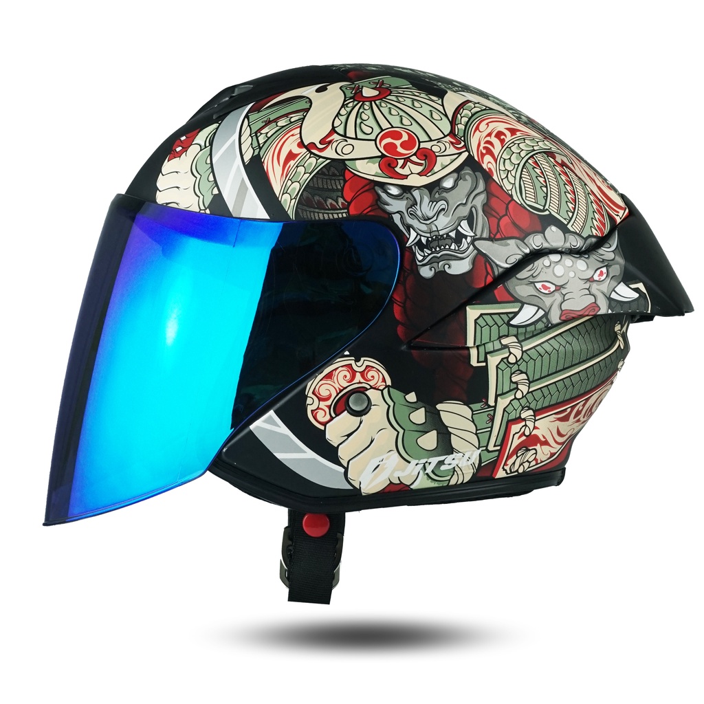 Helm Jitsu Half Face Ronin SNI Terbaru