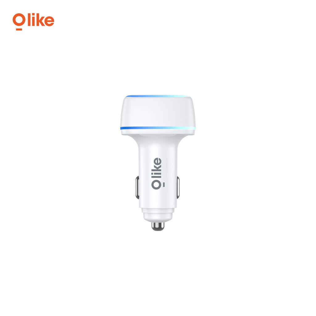 Olike Car Charger Powerful Secure Charging LED Light Power Delivery PD 20 Watt Fireproof Material R3