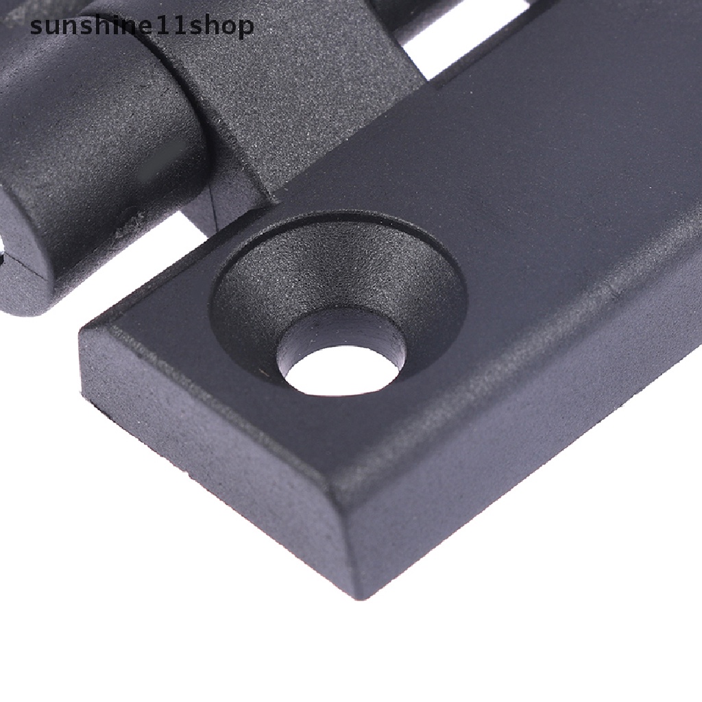 Sho 1PCS Engsel Hitam Bantalan Pintu Plastik Pantat Lemari Laci Kotak Perhiasan Hinges N