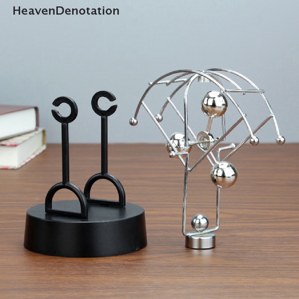 [HeavenDenotation] Sektor Parasut Gerak Abadi Dekorasi Meja Pendulum Newton Bola Chaos Swing Ornamen Anak Fisika Mainan Edukasi Ilmu Pengetahuan HDV
