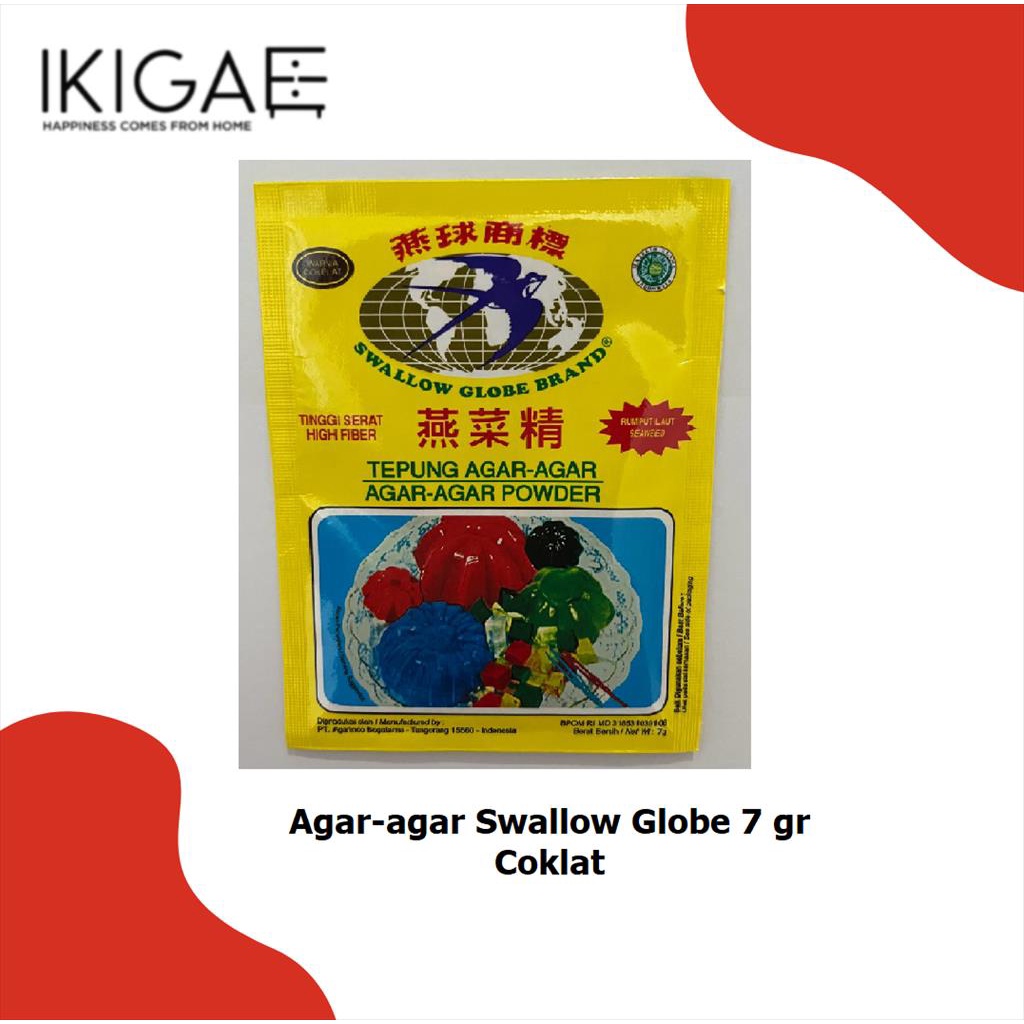 Agar agar Swallow Globe Brand 7 gr