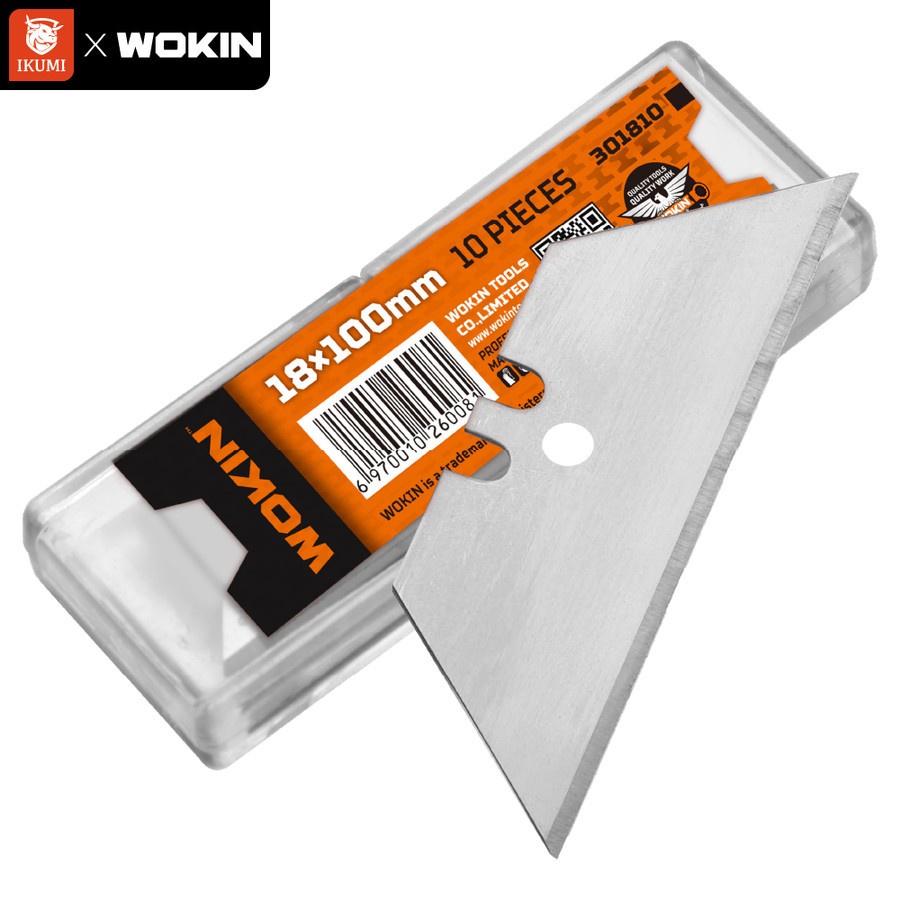 

WOKIN 10pcs Isi Ulang Cutter SK5 61x19x0.6mm - 301810