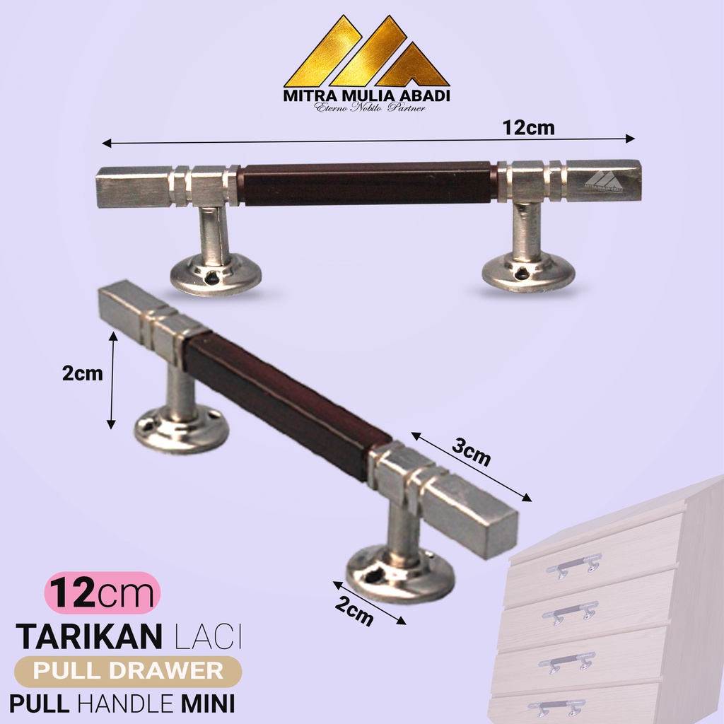 Tarikan Laci Drawer Pull Mini 12cm Modern Minimalis