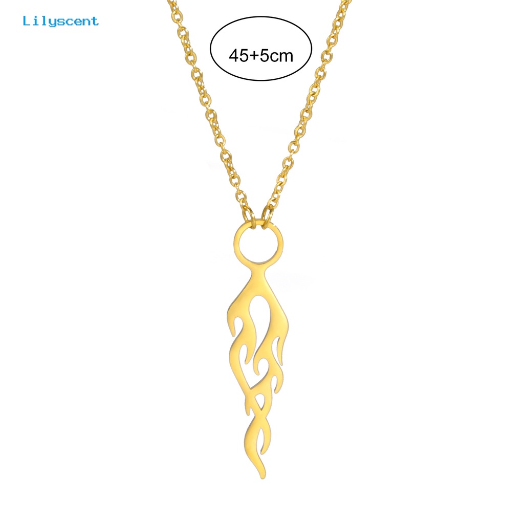 [LS] Liontin Kalung Warna Solid Berongga Keluar Indah Aksesori Perhiasan Dekoratif Permukaan Halus Bentuk Tahan Lama Wanita Kalung Hadiah