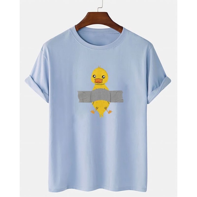 Kaos Pria Baju Oblong Cowok Ducktape Atasan Lengan Pendek Tshirt Cod