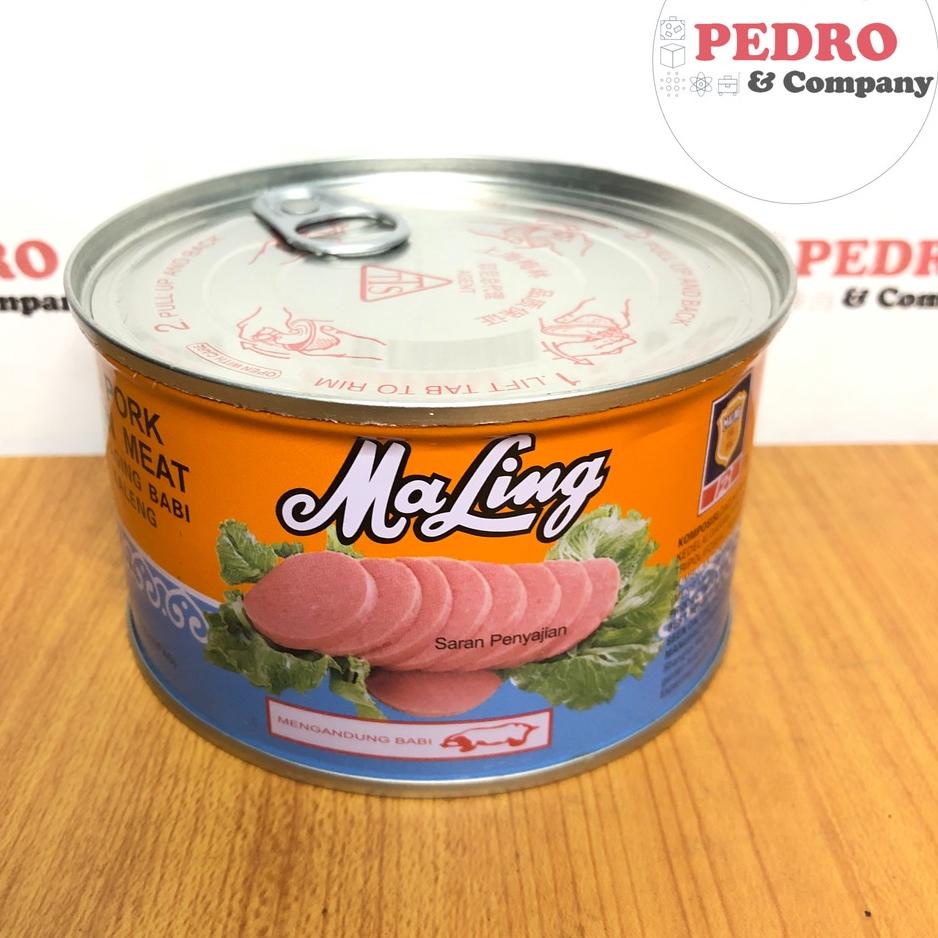 

♪ MaLing Canned pork luncheon meat TTS - daging babi dalam kaleng 397 gram ➶