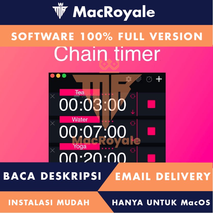 [MacOS] Chain Timer Full Version Lifetime Full Garansi