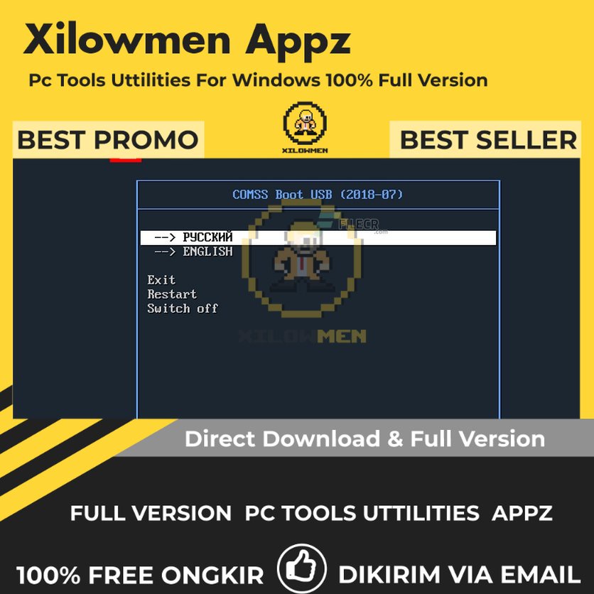 [Full Version] COMSS Boot USB 20 Pro PC Tools Software Utilities Lifetime Win OS