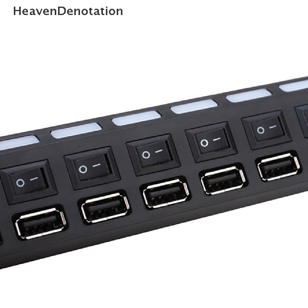 [HeavenDenotation] 7port USB HUB 2.0 Adapter Expander Multi USB Splitter Multiple Extender Switch HDV