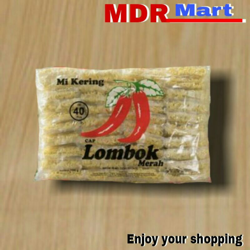 

CAP LOMBOK MERAH mi kering 1 pack isi 40 pcs