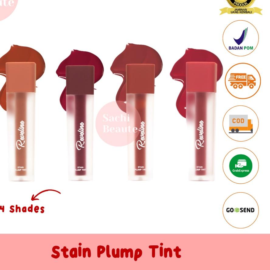 ➷ REVELINE Stain Plump Tint | Lip Tint Liptint Lipcream  Original Lip Cream Raveline Friendly Humble