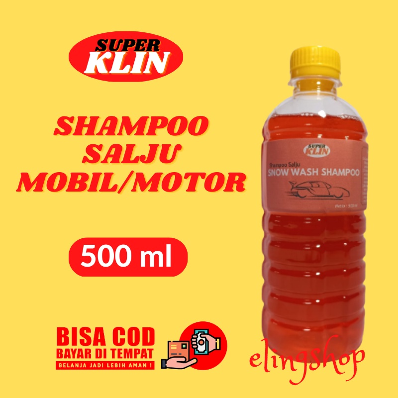 Shampoo Shampo Sampo Sabun Cuci Mobil Motor Salju 500 ml