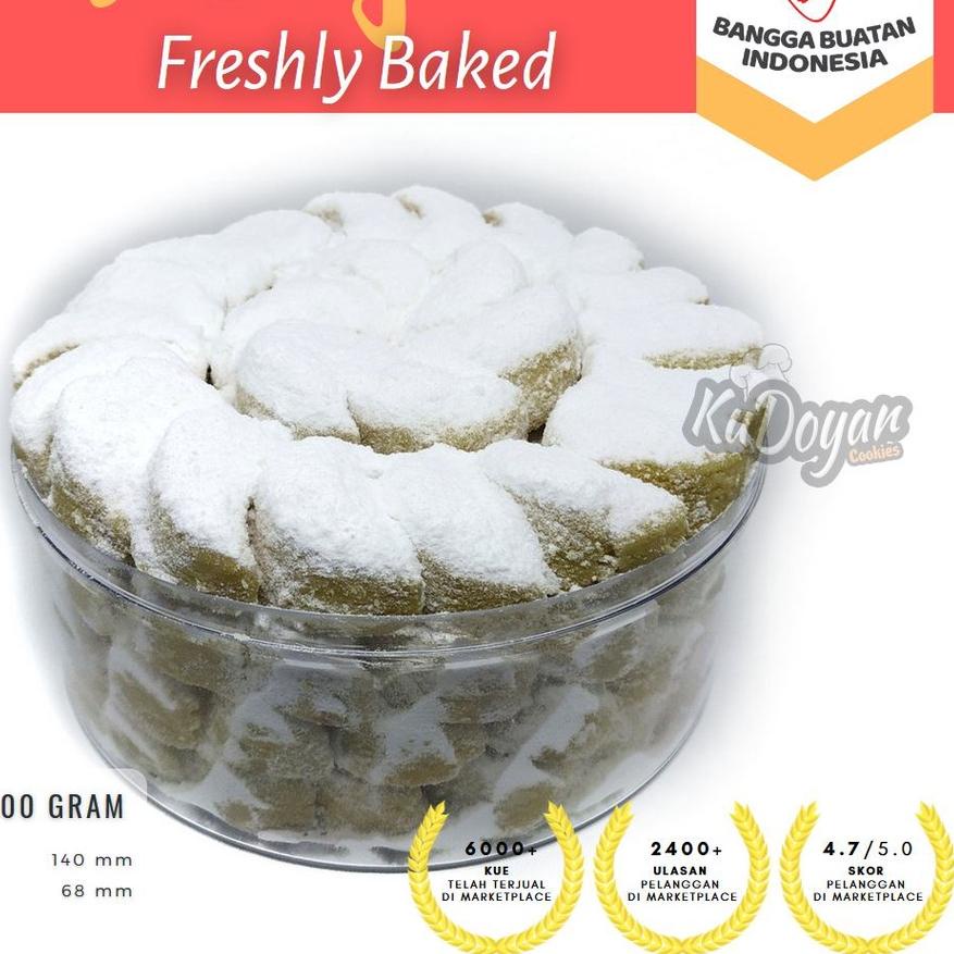 

☪ Kue Putri Salju Mede Home-made 500 gram 1/2 kg Kudoyan ➮