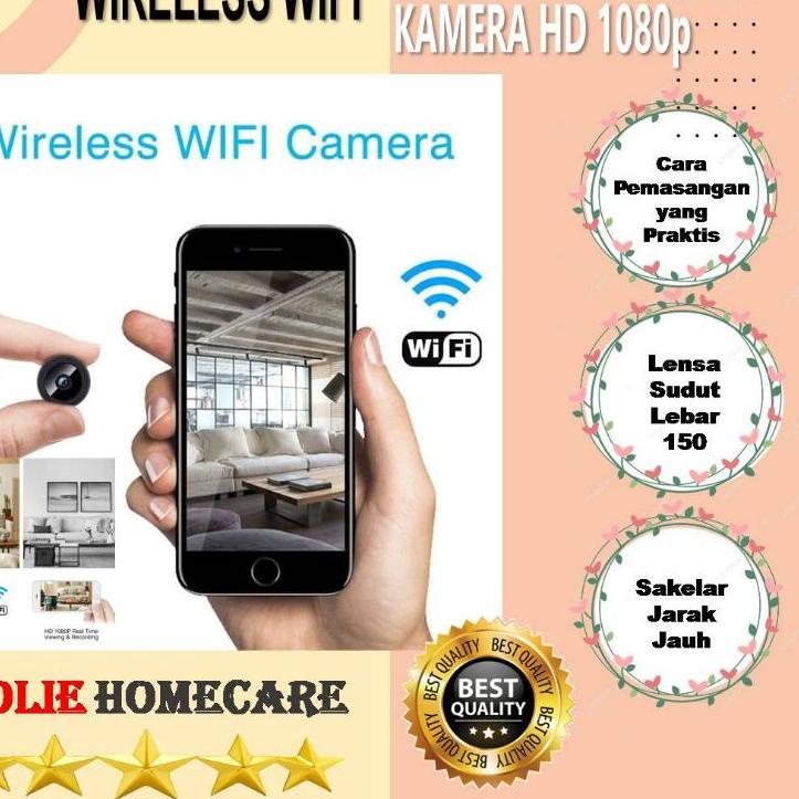 ➸ Wireless WIFI Mini Camera CCTV Kamera HD1080p Infrared bentuk Kecil Tersembunyi Jaga Keamanan Ruma
