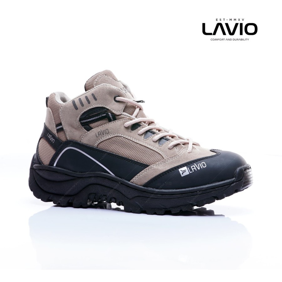 Sepatu Safety Ujung Besi Boots Klasik Safety Sport Lavio Footwear Original Kerja Proyek Lapangan Gunung Touring Hiking Anti Slip