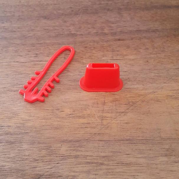 

♤ Hanger polynet merah (Isi 500 Set) ◄