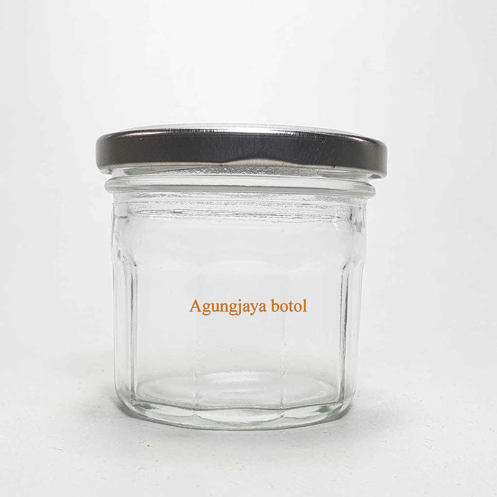 Jar Kaca 200 Ml Angel Clear / Jar Kaca / Toples Kaca / Jar Madu / Jar Hampers / Jar 200 Ml