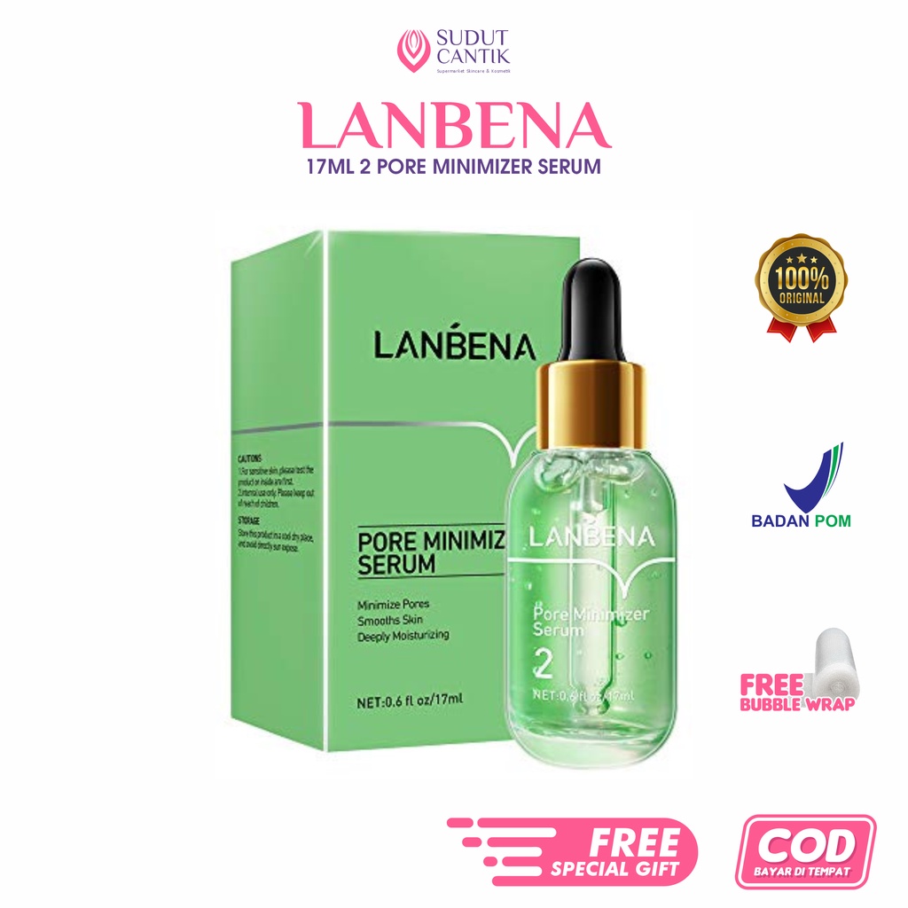 Sudut Cantik - Lanbena Pore Minimizer Serum | Serum Masker Wajah Penghilang Komedo