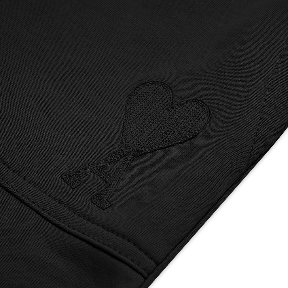 4M1 de Coeur Solid Heart Logo Shorts Black