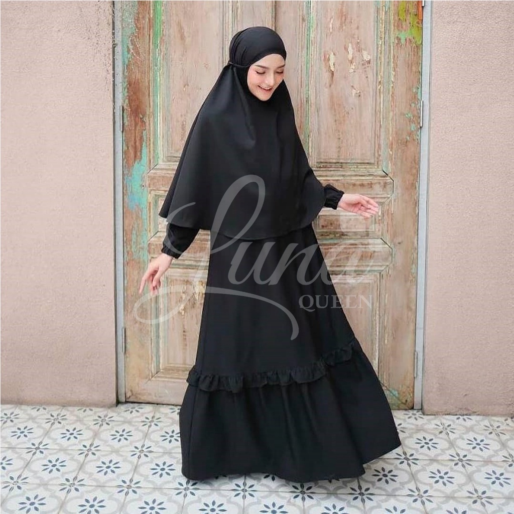 GAMIS MODERN HALIZA SET BERGO GAMIS TERBARU 2024 (TIDAK DIJUAL TERPISAH) gamis 2024 gamis model terb