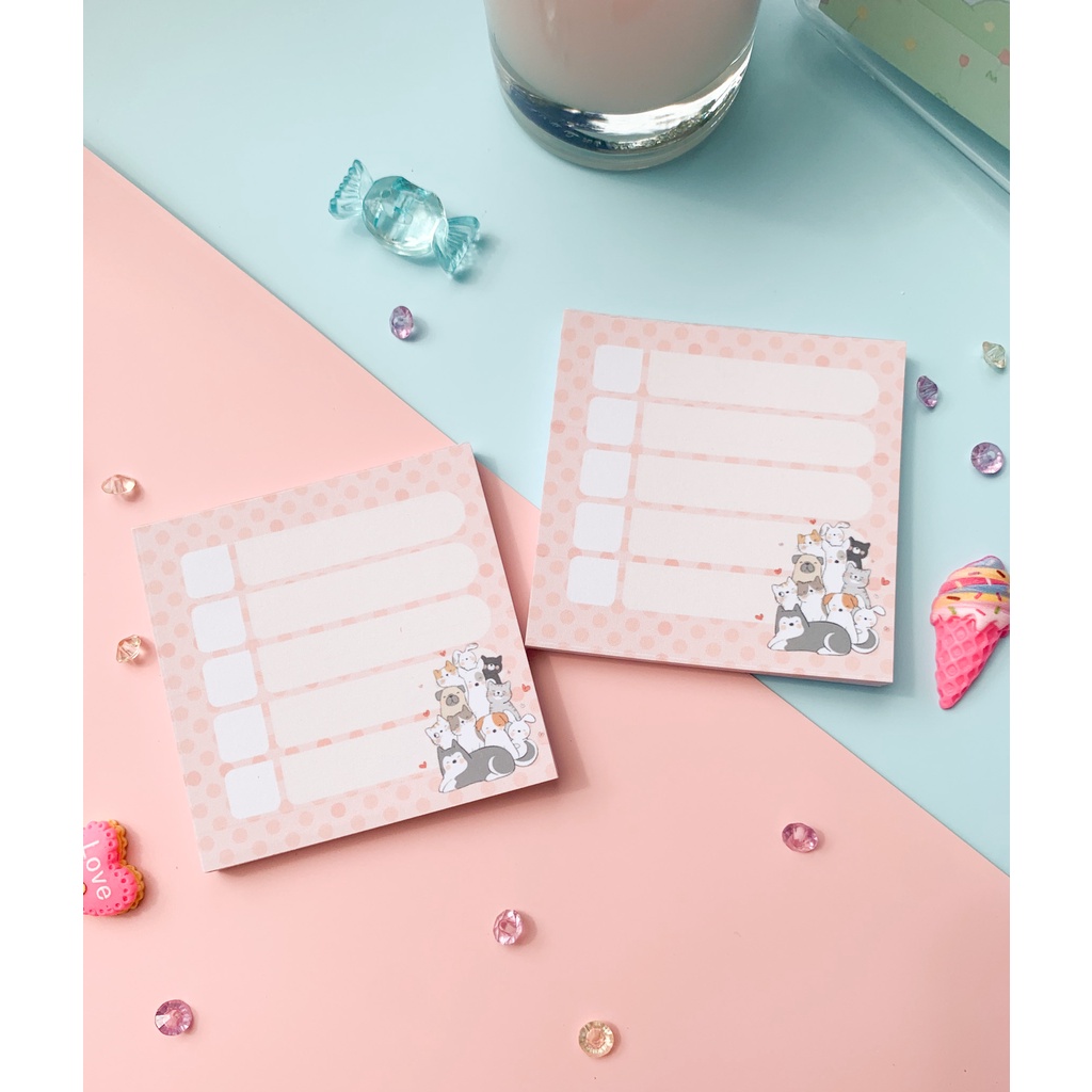 【GOGOMART】Kertas Memo Memopad Memo Notepad / Memo Catatan Bukan Sticky Notes Tempel - MM017