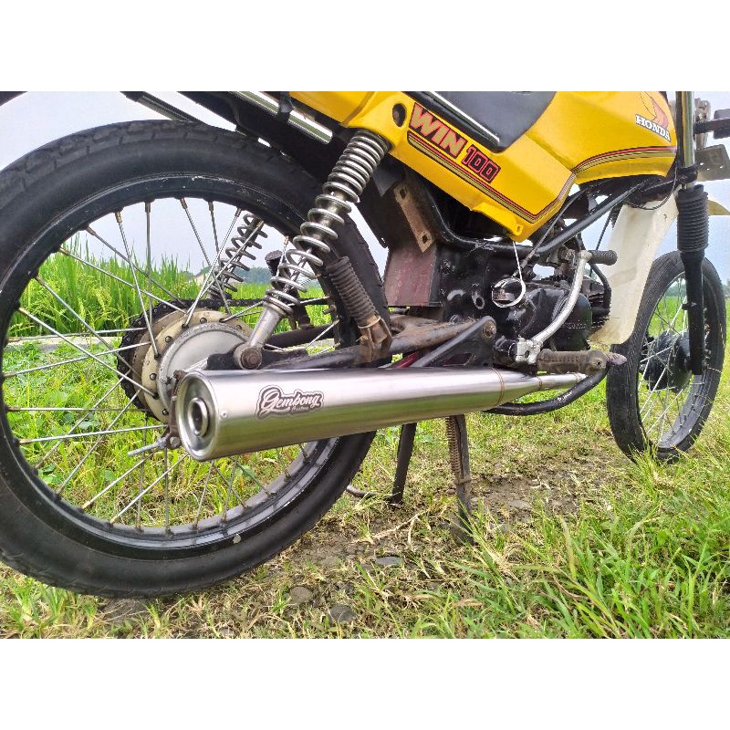 Knalpot Honda WIN 100 / Astrea Grand Standar Racing Fullsystem