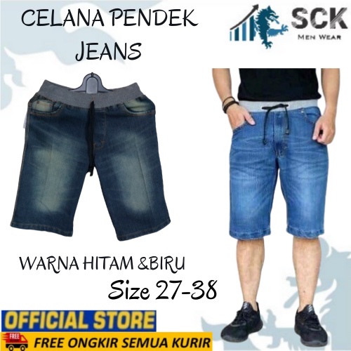 Celana Pendek Pria NABIN MOTIF Pinggang Karet Rip Pinggang Karet size 27-32 33-38 - sckmenwear GROSIR