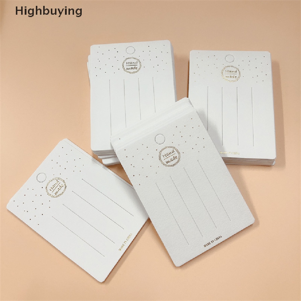 Hbid 50PCS Putih Lucu hairpin card Trinket packaging Karton Pajangan Rambut Hair Clip Glory