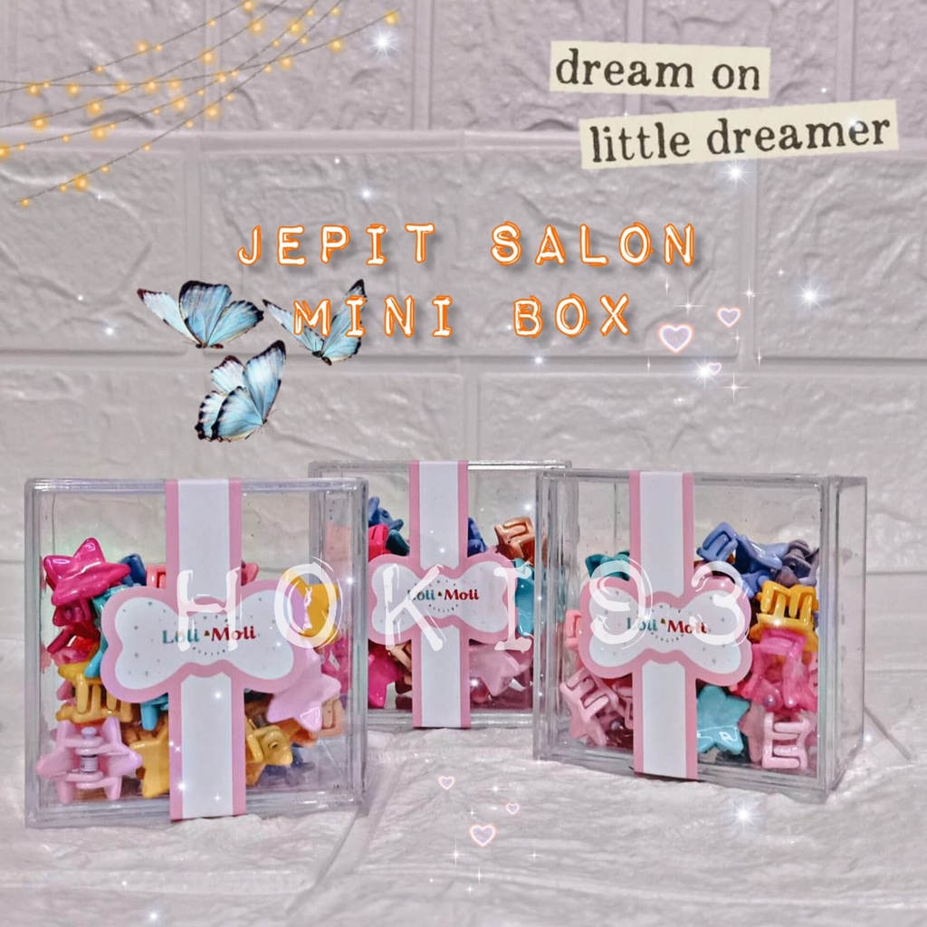 JEPITAN SALON Mini Penjepit FREE BOX Rainbow colour PIN Rambut kecil