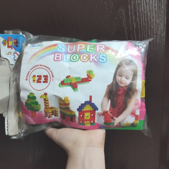 Mainan Edukasi Block Anak - Blok Balok Susun Model Kereta / Truk