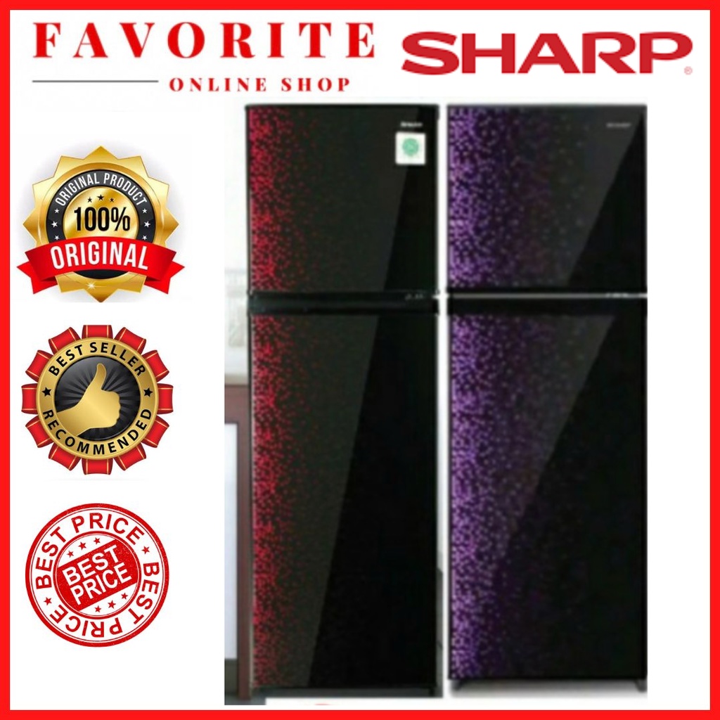 KUKLAS SHARP 2 PINTU SJ-316MG  / SJ 316 MG / SJ316