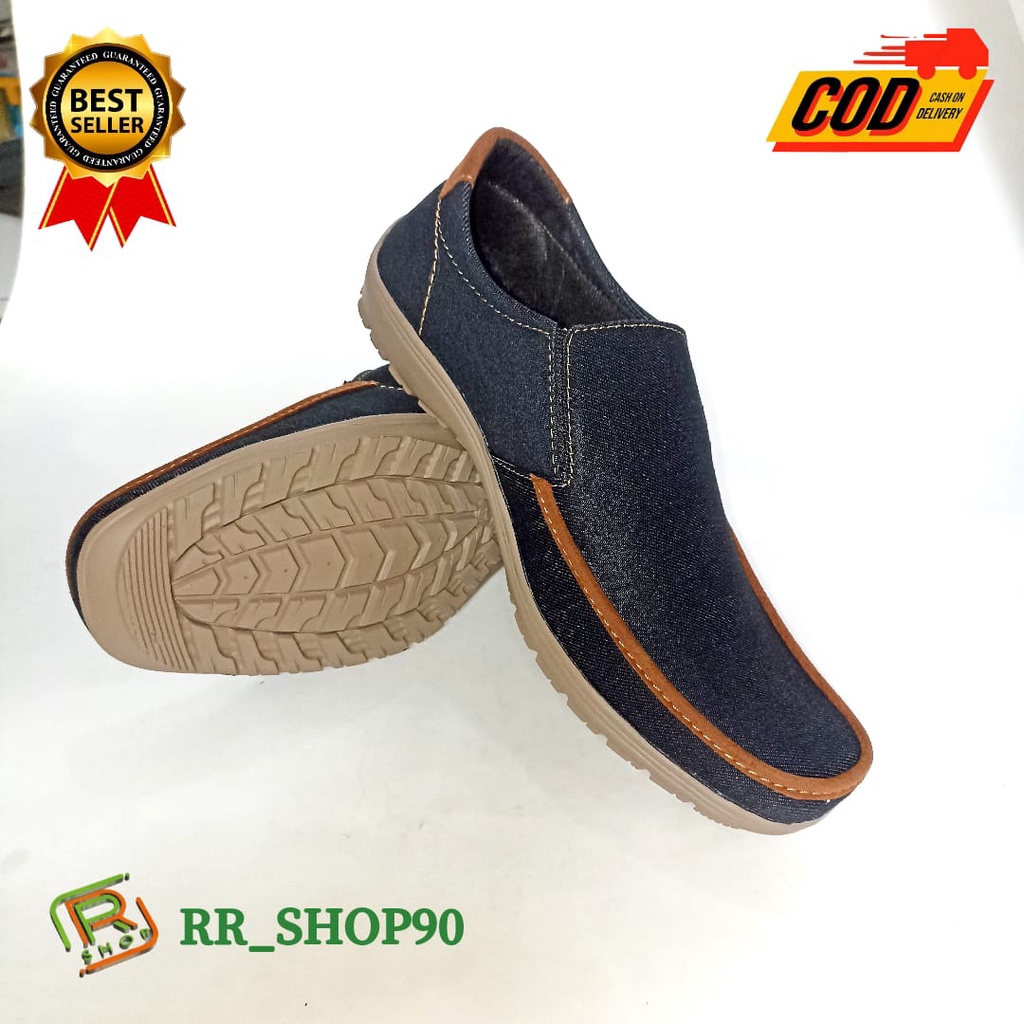 SEPATU SLIP ON PRIA/SEPATU SNEAKER CASUAL JEANS LIST