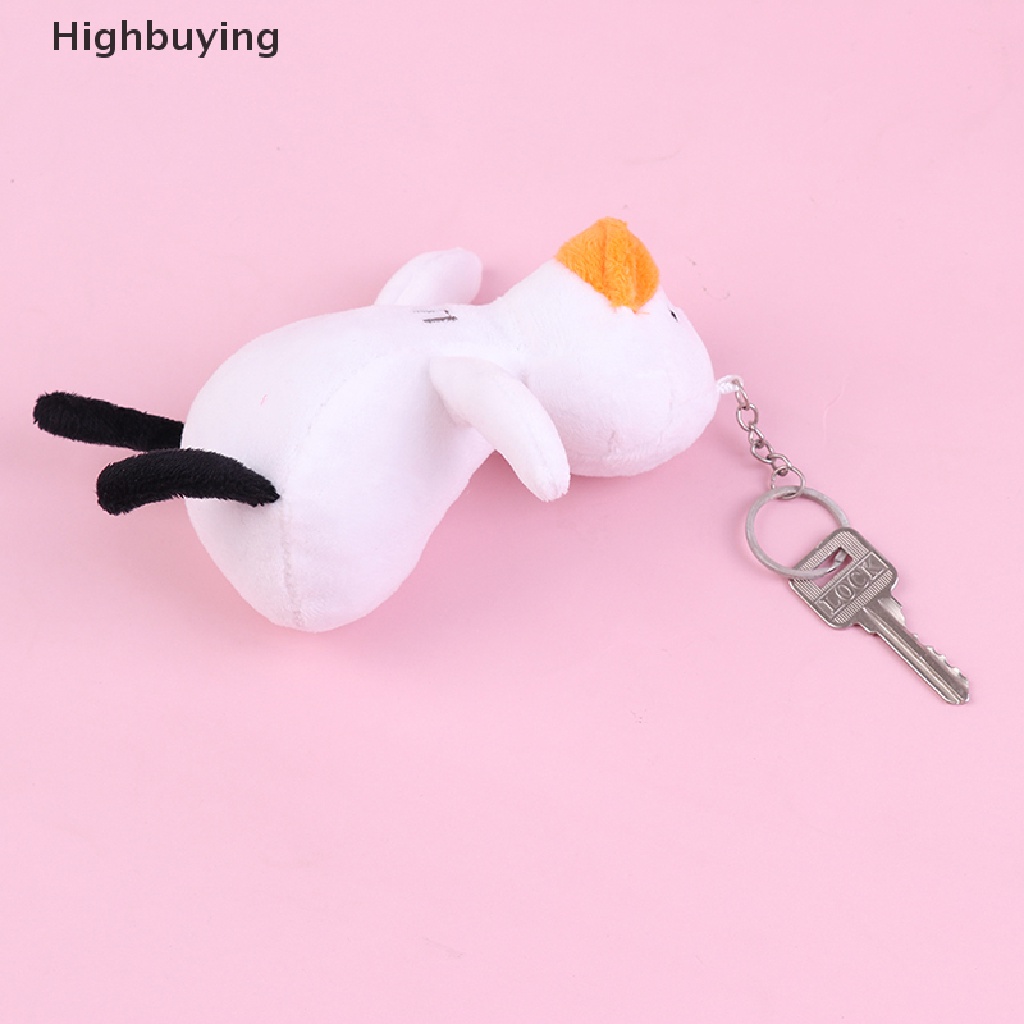 Hbid Kartun Indah Bebek Boneka Gantungan Kunci Aksesori Tas Mobil Lucu Mewah Pasangan Keyring Glory