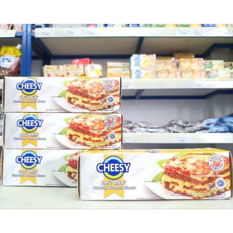 

Cheesy Easy Melt 480Gr / Keju Leleh Cheesy 480Gr / Keju Melted Cheesy