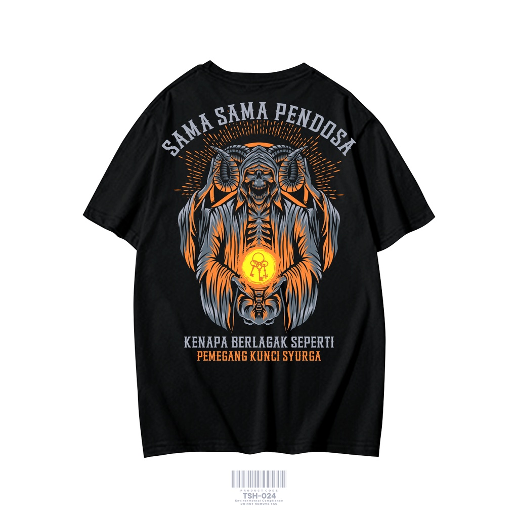 KAOS SATANIC KAOS PAKAIAN TERBARU PRIA