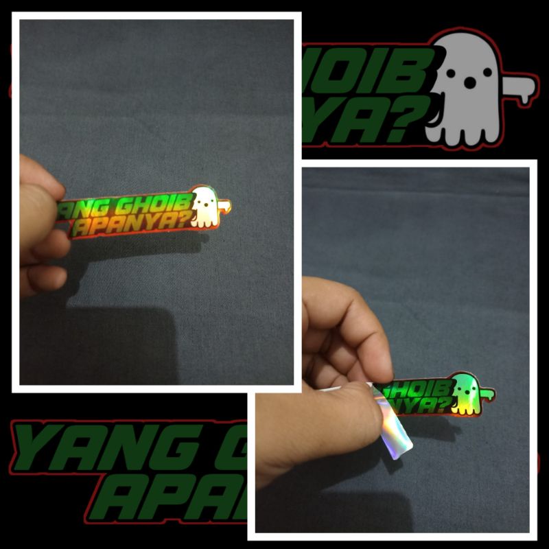 Sticker Bahan Hologram Yang Ghoib Apanya