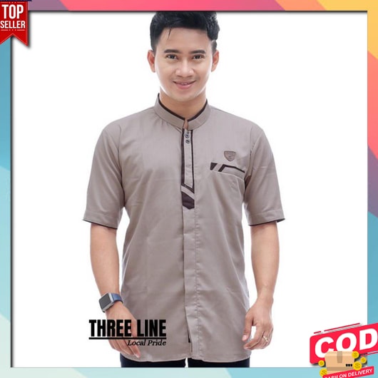 Baju Muslim Pria Dewasa 2023 Lengan Panjang Pendek Terbaru Koko Cowok Turki  Remaja Jumbo Premium At