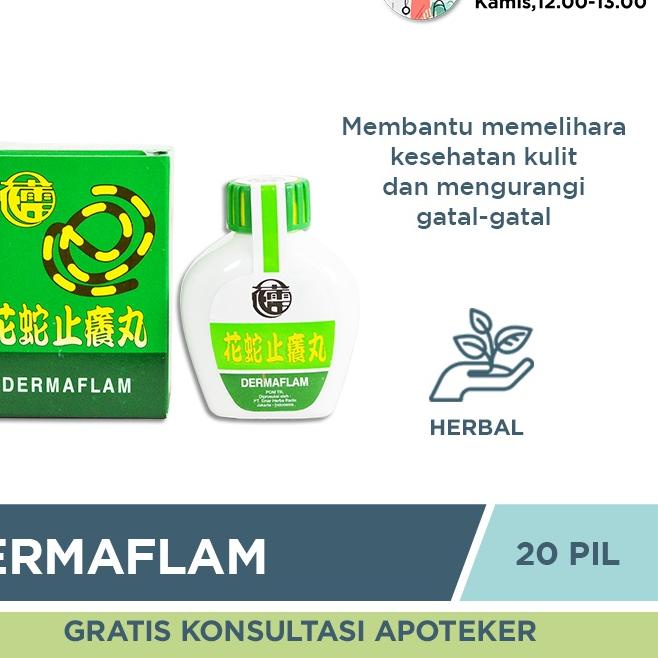 Model Baru Dermaflam (Snake Itch Removing Pills) .. .. ..