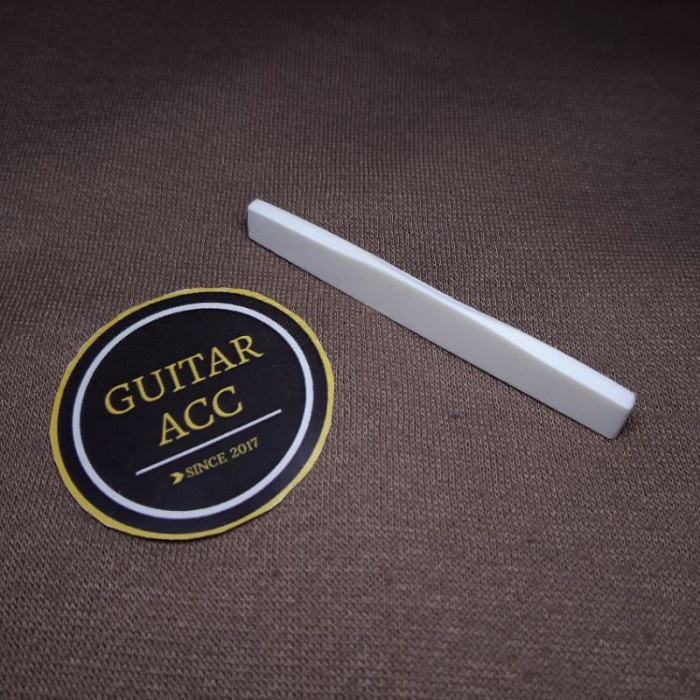 Terlaris Martin Style Saddle Gitar Akustik String Bone Tulang 75Mm