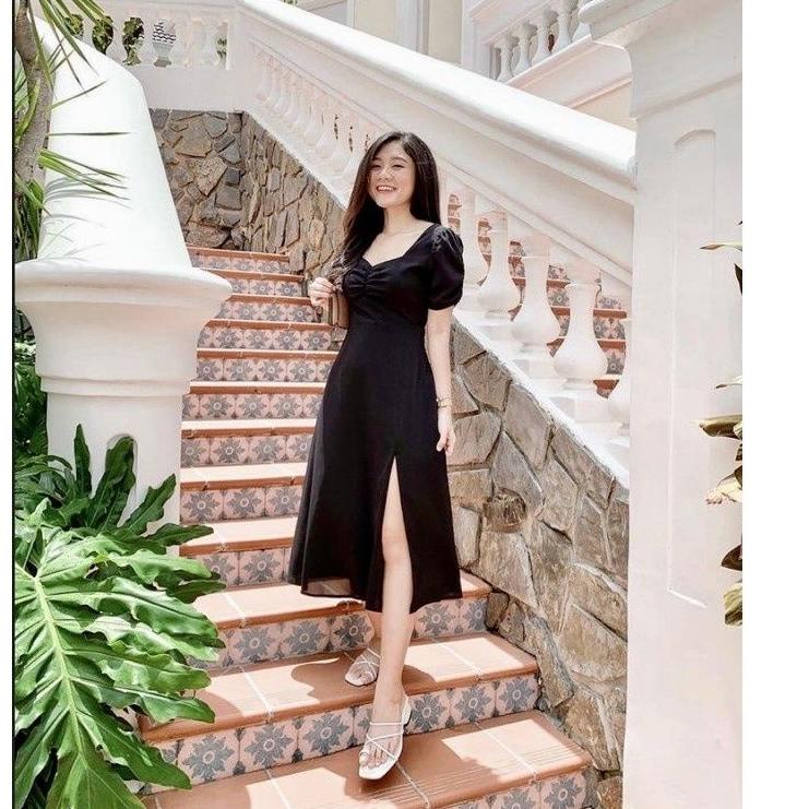 [COD] ELT28 _ HS Dress Modis 2022 / Dress Wanita Korea / Dress Trending - Hot Sale .