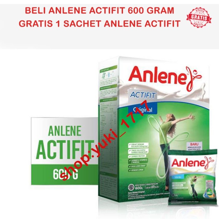 

[ COD ] Susu Anlene Actifit 600 gram untuk 19-50 tahun , susu anak muda - Coklat