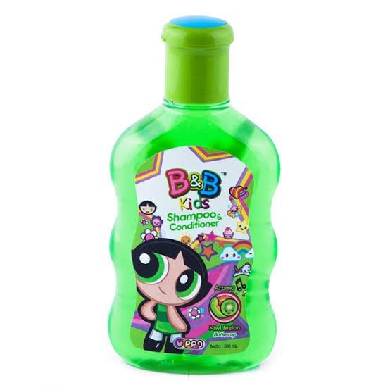 B&amp;B KIDS SHAMPOO &amp; CONDITIONER 200ml KIWI