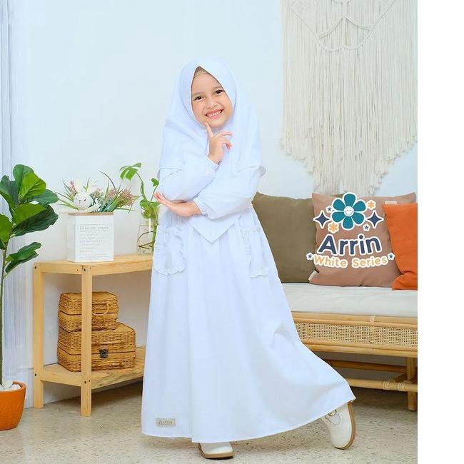 Bisa Cod - gamis anak 2022 kekinian gamis modern Baju muslim anak Gamis Muslim Anak Syari 3-12 Tahun