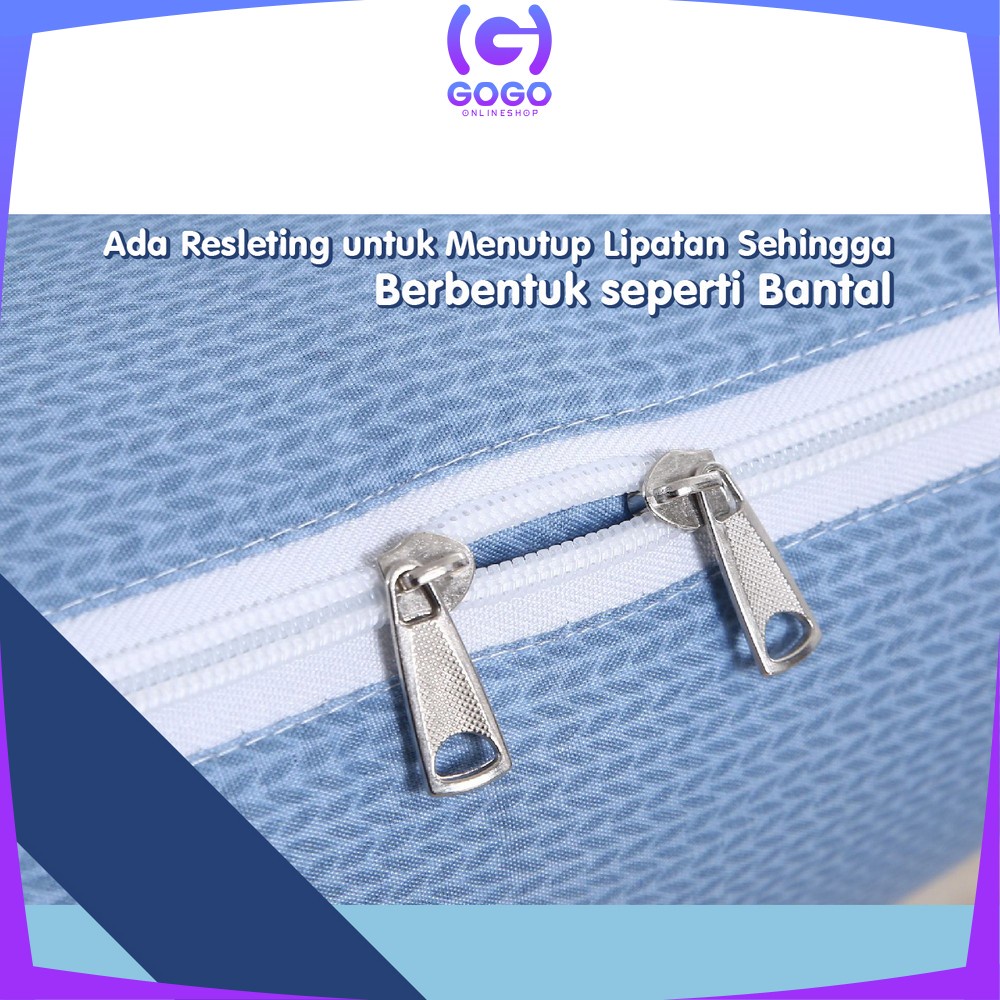 GOGO-C595 Balmut Bantal Selimut 2IN1 Bantal Tidur Set Motif Karakter Kartun / Bantal Travel Dewasa Anak Bisa Lipat Praktis Jadi Selimut