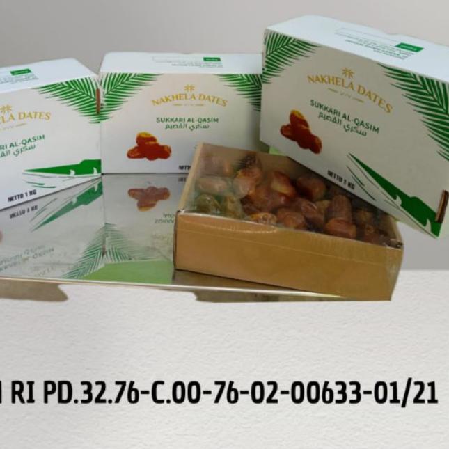 

♜ 1 Kg Kurma sukkari Al-Qasim Sukari NAKHELA DATES ✈