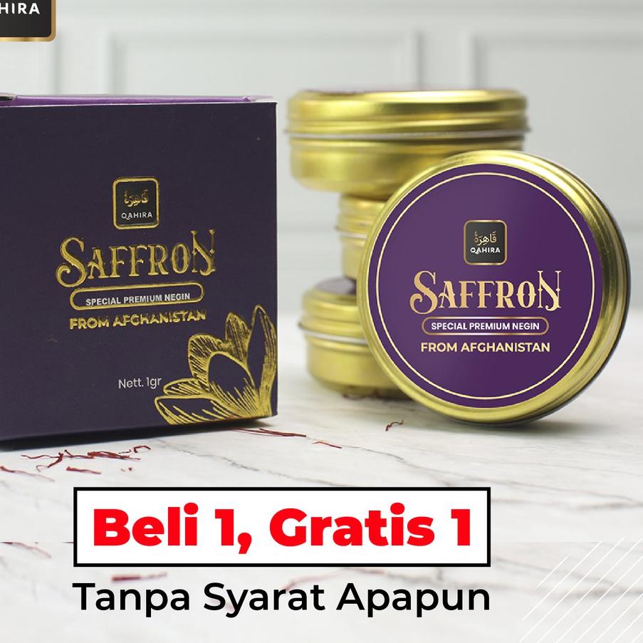 

✳ Qahira Saffron Buy 1 Get 1 Free Premium Afghanistan Aski Original Saffron Super Nigen Grade A++ ➾