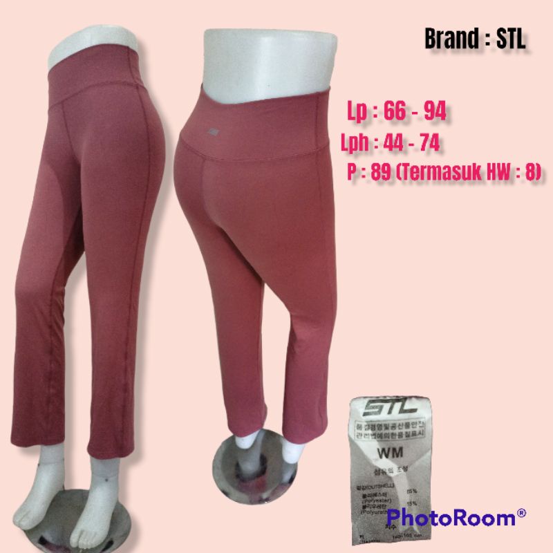 Leging STL Sport Olahraga Olga Bootcut Cutbray Gym Fitness Fitnes Yoga Senam Zumba Aerobik Aerobik T